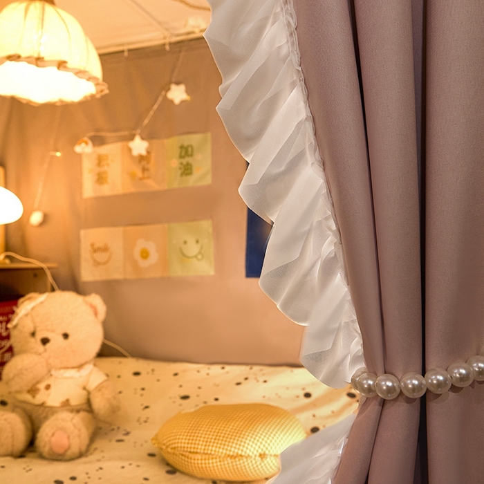 91家纺网 家纺一手货源 找家纺 （总）飞轮海蚊帐 2025新款学生宿舍上下铺加厚遮光蚊帐XZ-93