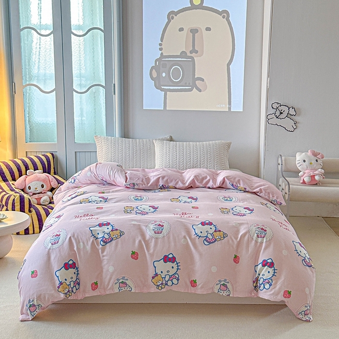 （总）爱丽丝2025新款8月正版授权三丽鸥全棉纯棉被套单品系列