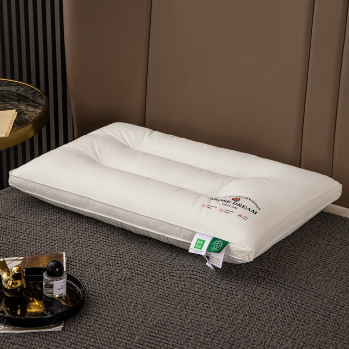 91家纺网 家纺一手货源 找家纺 （总）华誉 2025新款100面料全棉纯棉枕芯0甲醛无荧光剂枕头-跨境直播电商