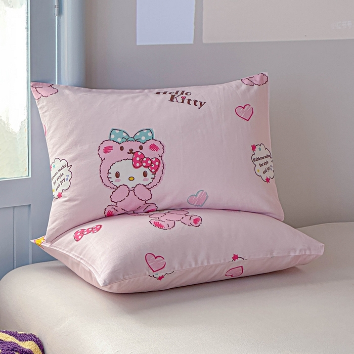 91家纺网 家纺一手货源 找家纺 （总）爱丽丝2025新款8月正版授权三丽鸥全棉纯棉枕套单品系列