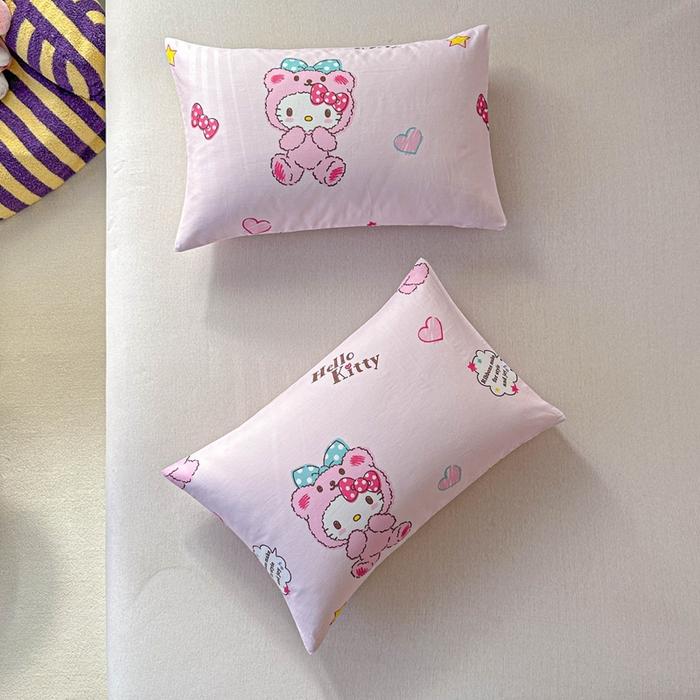 91家纺网 家纺一手货源 找家纺 （总）爱丽丝2025新款8月正版授权三丽鸥全棉纯棉枕套单品系列