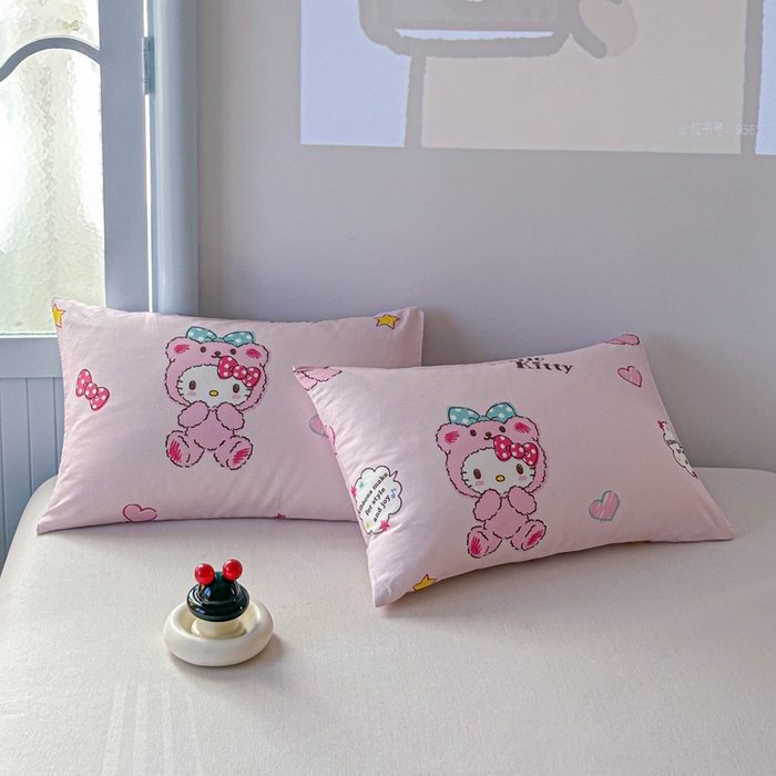 91家纺网 家纺一手货源 找家纺 （总）爱丽丝2025新款8月正版授权三丽鸥全棉纯棉枕套单品系列