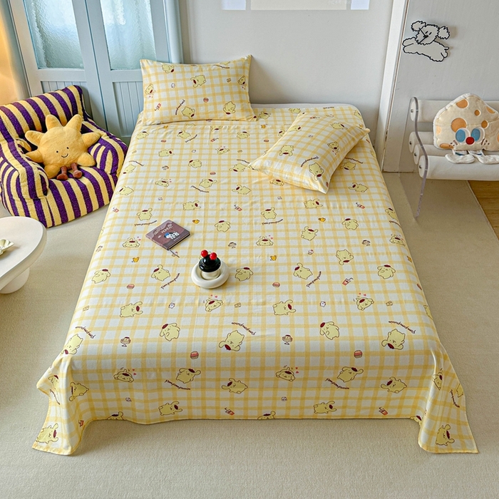 91家纺网 家纺一手货源 找家纺 （总）爱丽丝2025新款8月正版授权三丽鸥全棉纯棉床单单品系列