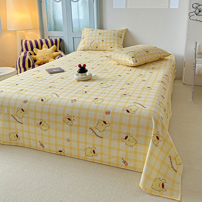 91家纺网 家纺一手货源 找家纺 （总）爱丽丝2025新款8月正版授权三丽鸥全棉纯棉床单单品系列