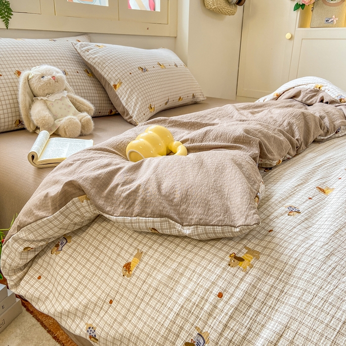 91家纺网 家纺一手货源 找家纺 （总）夜笙家纺 2025秋冬网红爆款110克水洗棉高克重皱皱纱（提供买家秀）