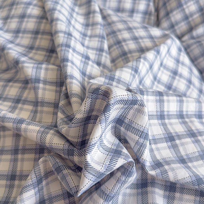 91家纺网 家纺一手货源 找家纺 好亿来家纺 2025新款加厚A类云感双层纱单品被套 被套单件 麦斯-蓝