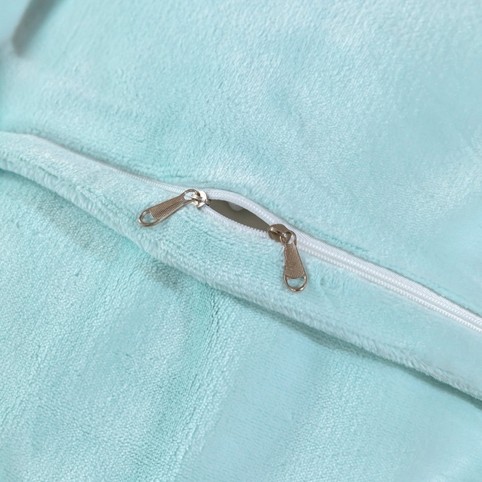 91家纺网 家纺一手货源 找家纺 优姿家纺 2025新款300克全消光牛奶蛋白蚕丝绒四件套 凯丽-水绿