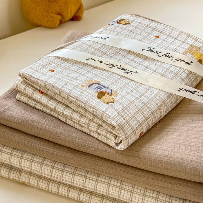 91家纺网 家纺一手货源 找家纺 夜笙家纺 2025秋冬网红爆款110克水洗棉高克重皱皱纱（提供买家秀） 组合图仅做展示不可下单