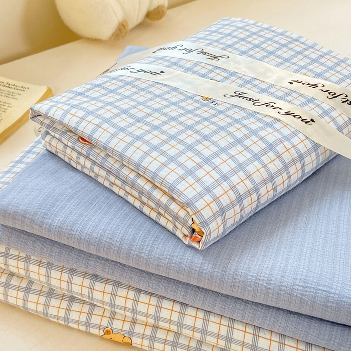 91家纺网 家纺一手货源 找家纺 夜笙家纺 2025秋冬网红爆款110克水洗棉高克重皱皱纱（提供买家秀） 组合图仅做展示不可下单