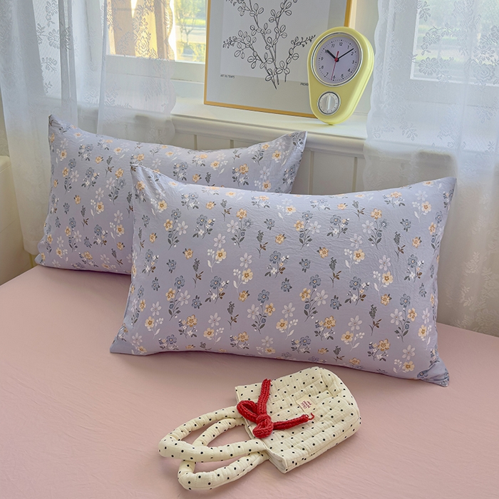 91家纺网 家纺一手货源 找家纺 好亿来家纺 2025新款加厚A类云感双层纱单品被套 被套单件 芊叶怡梦-灰