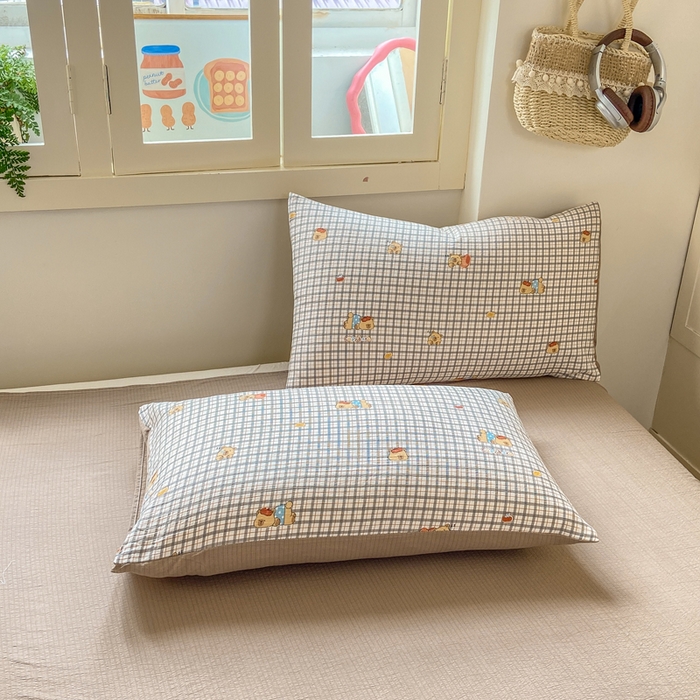 91家纺网 家纺一手货源 找家纺 夜笙家纺 2025秋冬网红爆款110克水洗棉高克重皱皱纱（提供买家秀） 卡皮巴拉-咖