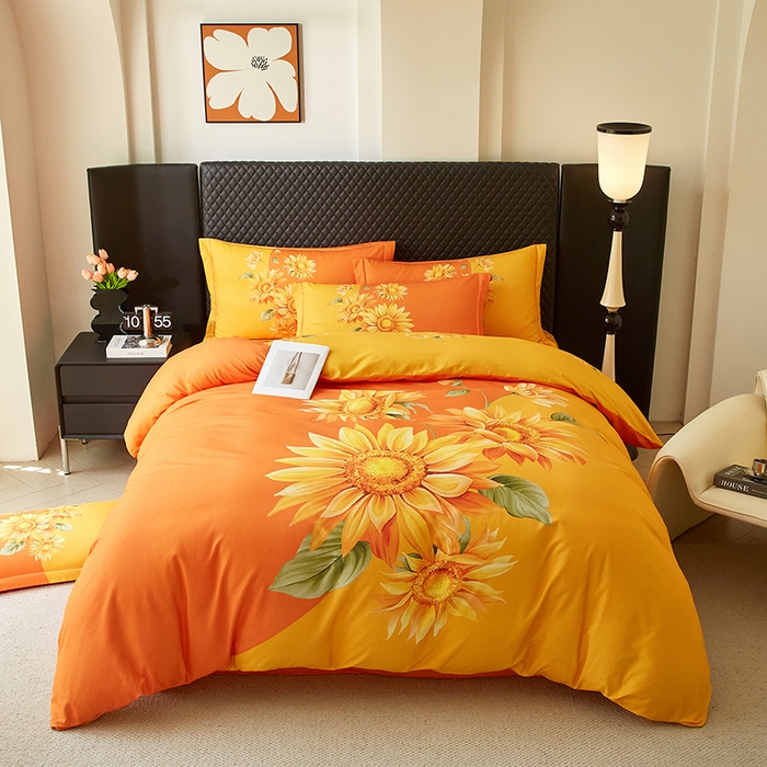 （总）金纱玉纺 2025年新款秋冬全棉印花四件套