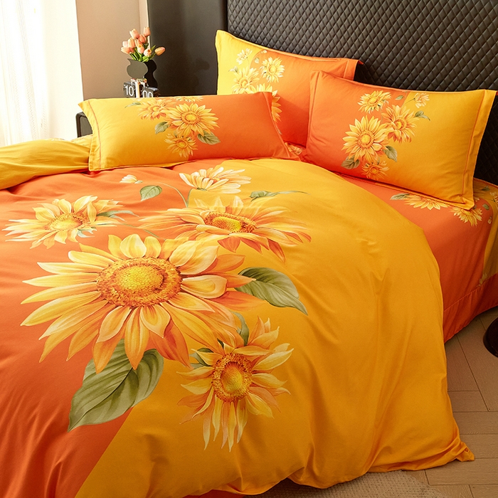 91家纺网 家纺一手货源 找家纺 （总）金纱玉纺 2025年新款秋冬全棉印花四件套