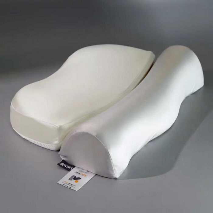 云熙枕业 2025新款颈椎反弓牵引记忆深睡枕头枕芯 灰色