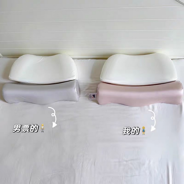 91家纺网 家纺一手货源 找家纺 云熙枕业 2025新款颈椎反弓牵引记忆深睡枕头枕芯 灰色