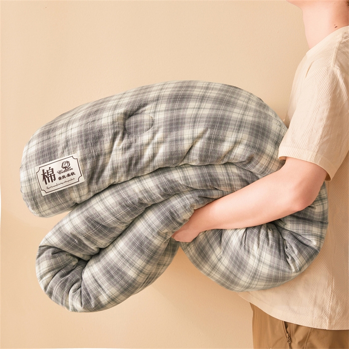 91家纺网 家纺一手货源 找家纺 晓时候 2025新款A类水洗棉冬被新疆棉花被夏被春秋被四季被子被芯 可可灰