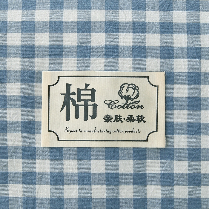 91家纺网 家纺一手货源 找家纺 晓时候 2025新款A类水洗棉冬被新疆棉花被夏被春秋被四季被子被芯 浅蓝小格