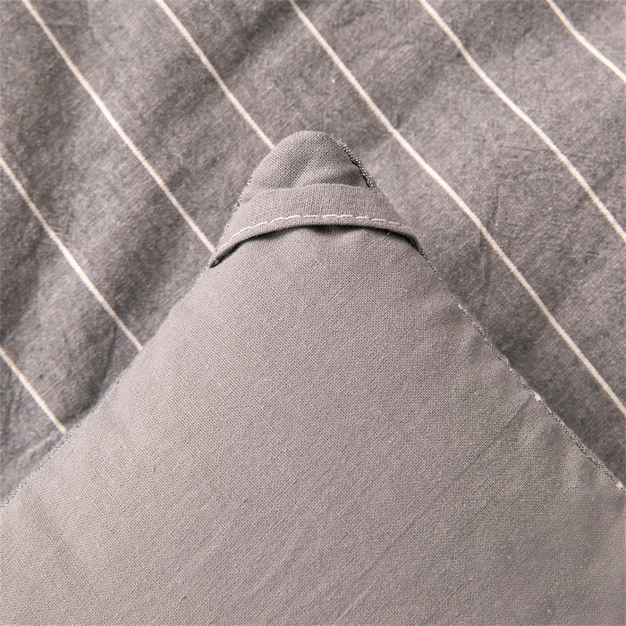 91家纺网 家纺一手货源 找家纺 晓时候 2025新款A类水洗棉冬被新疆棉花被夏被春秋被四季被子被芯 条纹灰