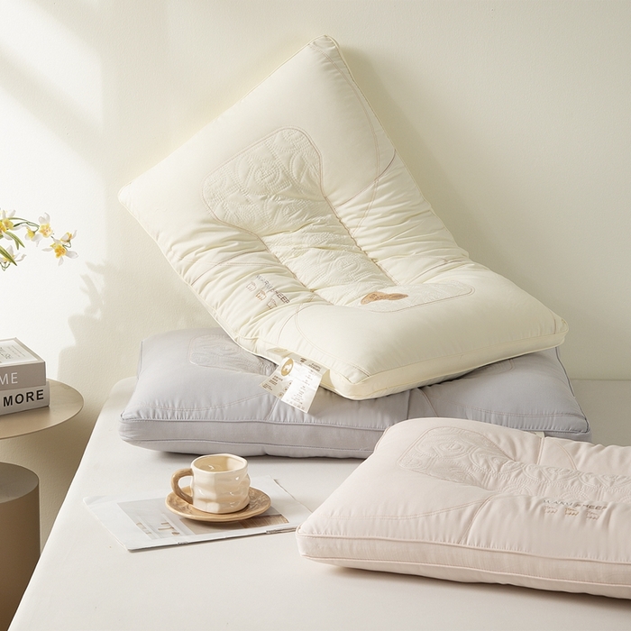 91家纺网 家纺一手货源 找家纺 晚儿 2025新款羊绒蛋白枕枕头枕芯 组合图仅供展示不可下单