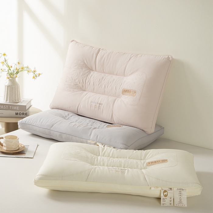 91家纺网 家纺一手货源 找家纺 晚儿 2025新款羊绒蛋白枕枕头枕芯 组合图仅供展示不可下单