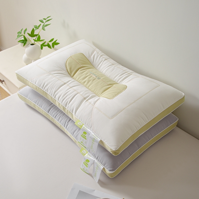 91家纺网 家纺一手货源 找家纺 晚儿 2025春夏新款自然养眠护颈枕枕头枕芯 组合图仅供展示不可下单