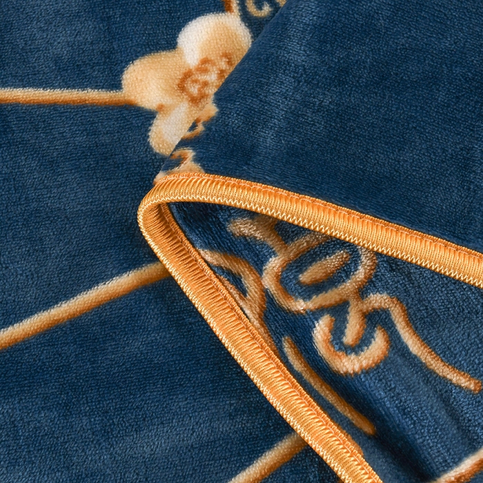 91家纺网 家纺一手货源 找家纺 莱凯家纺 2025新款牛奶绒四件套保暖加厚金貂绒套件玉魄梅香