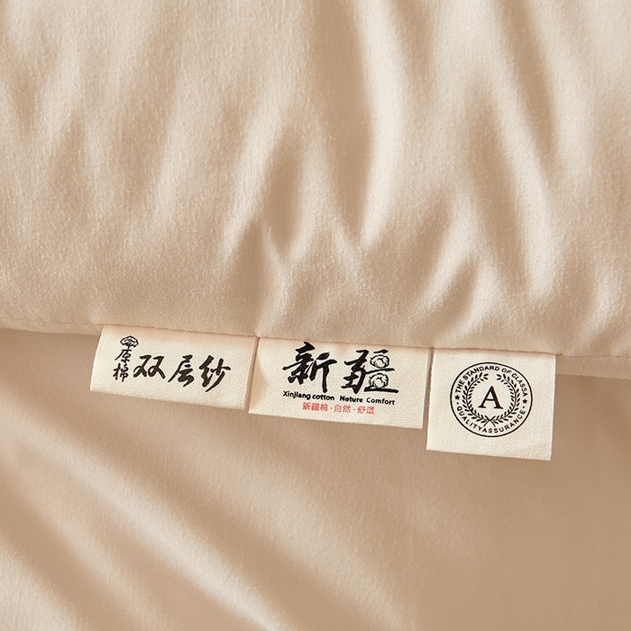 91家纺网 家纺一手货源 找家纺 美梦里2025新款A类柔暖新疆棉花被 浅奶咖