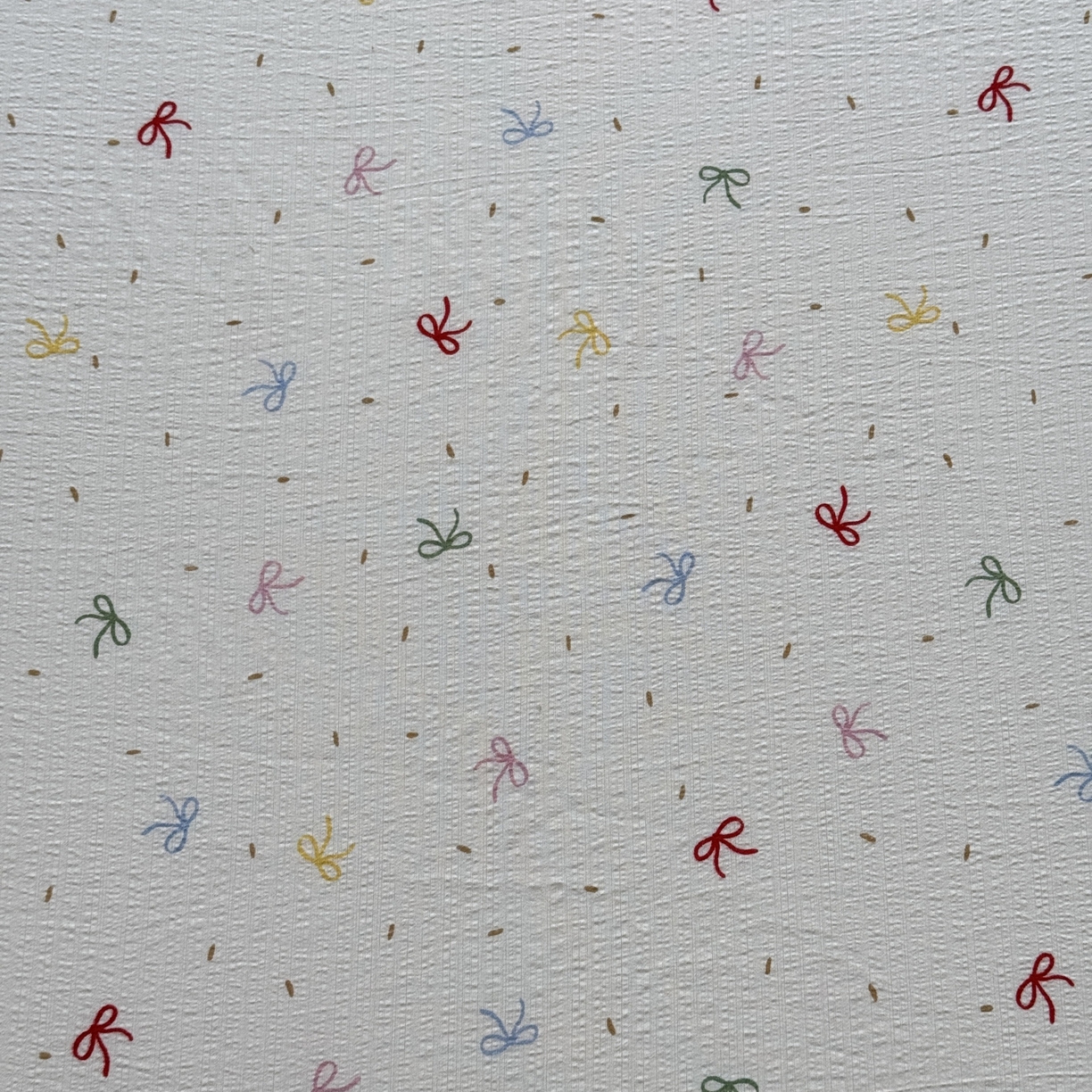 91家纺网 家纺一手货源 找家纺 叠派家纺 2025新款A类双层纱提花单品床笠系列 彩色蝴蝶结