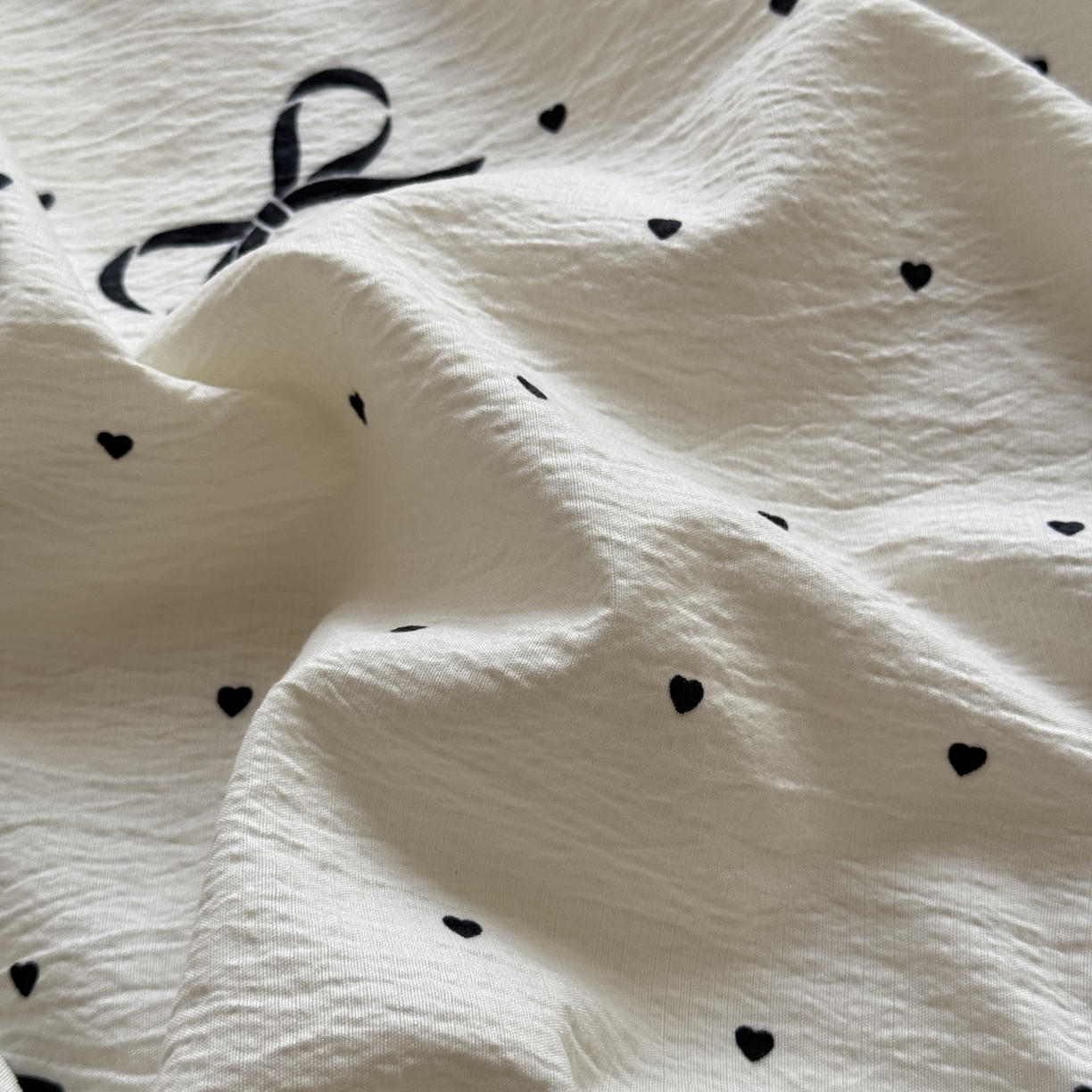 91家纺网 家纺一手货源 找家纺 叠派家纺 2025新款A类双层纱提花单品床笠系列 蝴蝶结