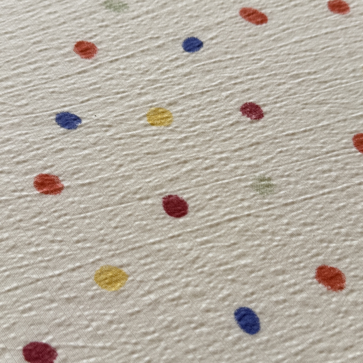 91家纺网 家纺一手货源 找家纺 叠派家纺 2025新款A类双层纱提花单品床笠系列 奶油波点