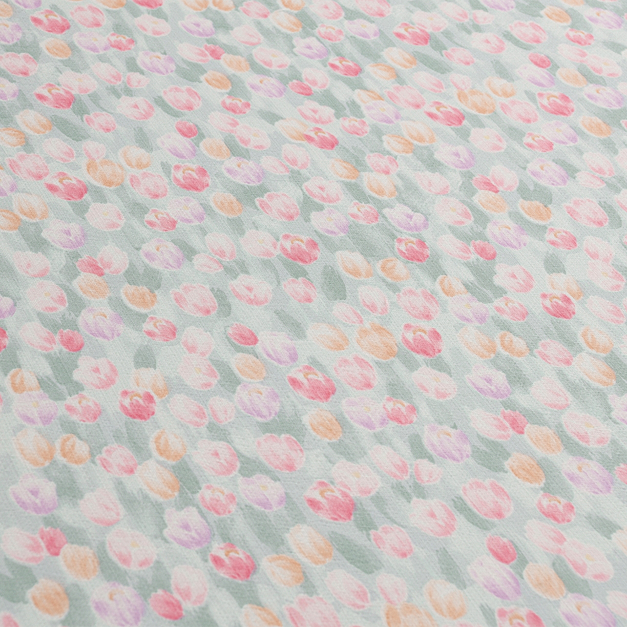 91家纺网 家纺一手货源 找家纺 叠派家纺 2025新款A类双层纱提花单品床笠系列 郁金香