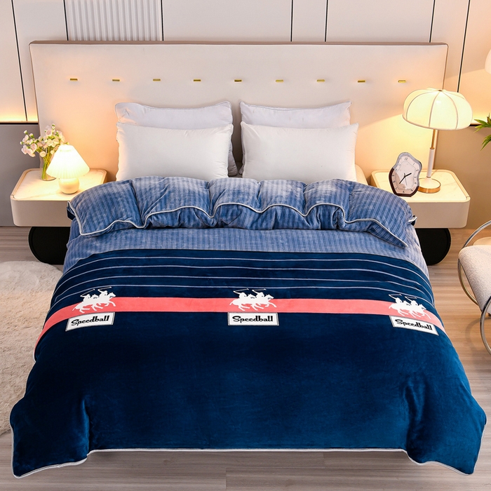 91家纺网 家纺一手货源 找家纺 （总）2025新款加厚直播爆款牛奶绒被套金貂法莱绒单品被套