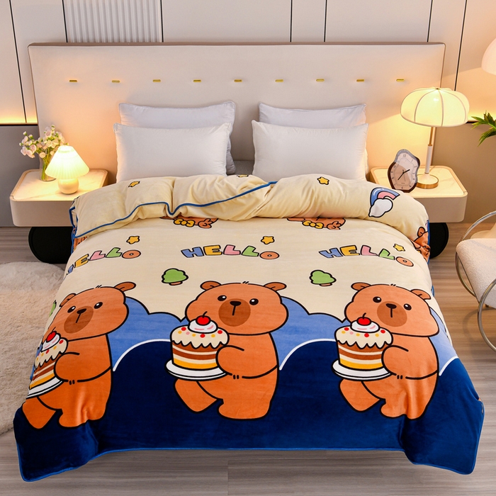 91家纺网 家纺一手货源 找家纺 （总）2025新款加厚直播爆款牛奶绒被套金貂法莱绒单品被套