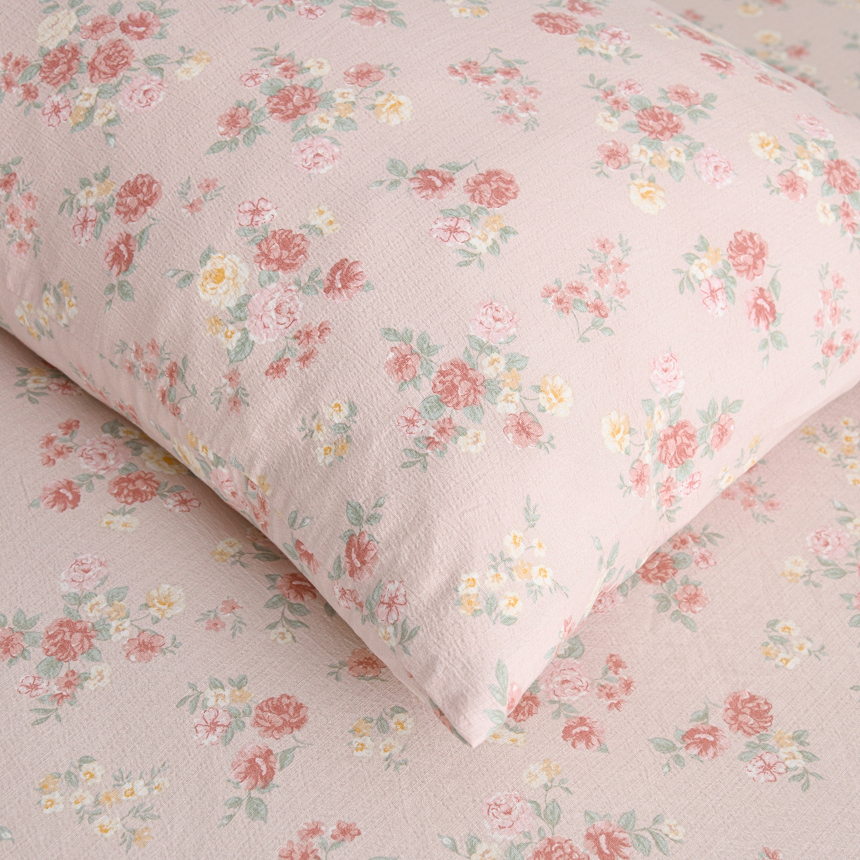 91家纺网 家纺一手货源 找家纺 叠派家纺 2025新款A类双层纱提花单品床笠系列 云水谣