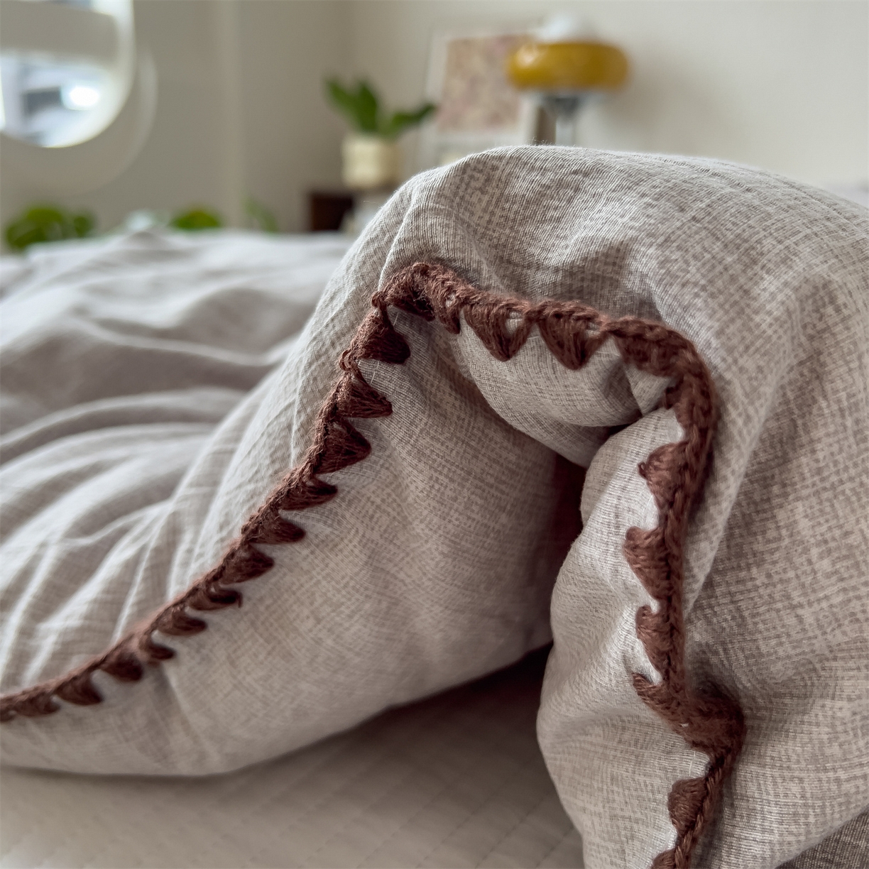 91家纺网 家纺一手货源 找家纺 宝士康家纺 2025新品10A抗菌素麻棉花春秋被/冬被/被芯/跨境外贸 素麻-墨染灰