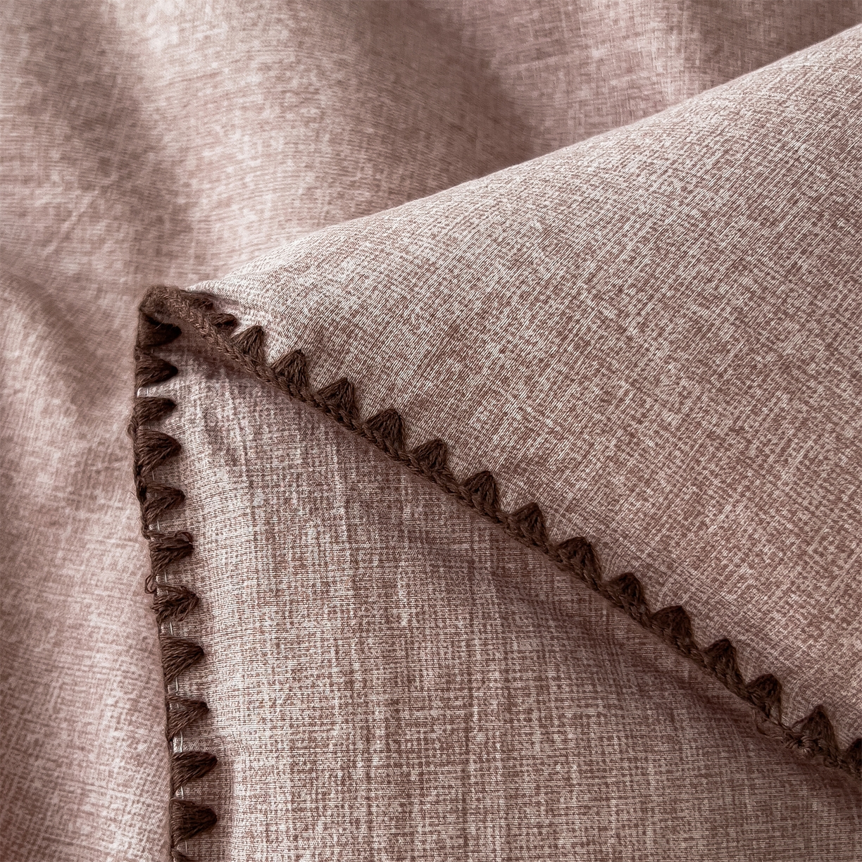 91家纺网 家纺一手货源 找家纺 宝士康家纺 2025新品10A抗菌素麻棉花春秋被/冬被/被芯/跨境外贸 素麻-墨染粉