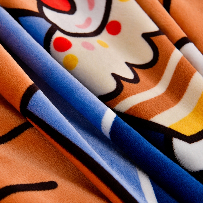 91家纺网 家纺一手货源 找家纺 2025新款加厚直播爆款牛奶绒被套金貂法莱绒单品被套嘟嘟熊