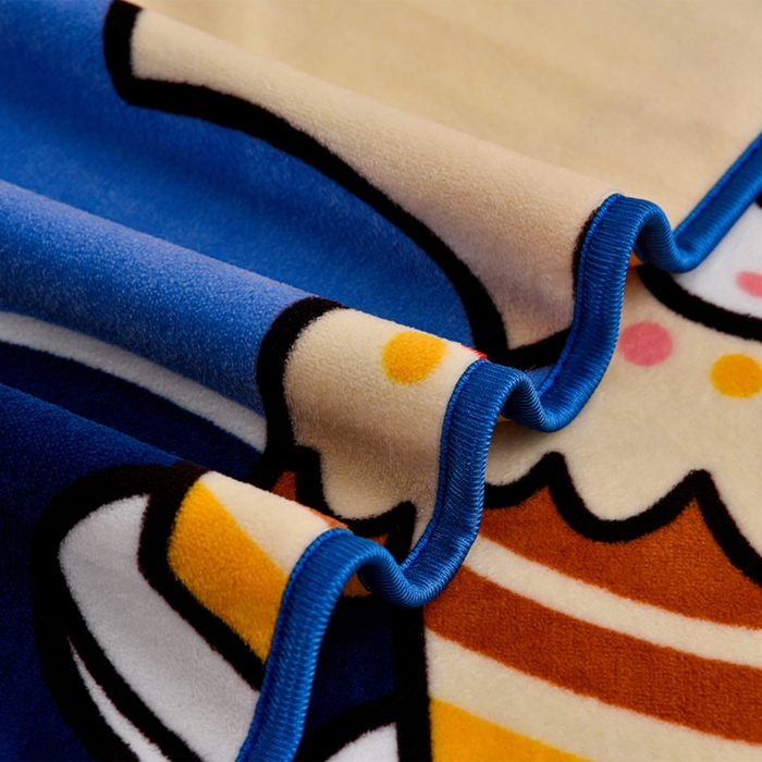 91家纺网 家纺一手货源 找家纺 2025新款加厚直播爆款牛奶绒被套金貂法莱绒单品被套嘟嘟熊