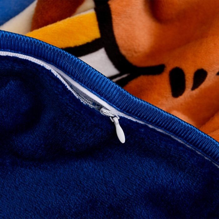 91家纺网 家纺一手货源 找家纺 2025新款加厚直播爆款牛奶绒被套金貂法莱绒单品被套嘟嘟熊