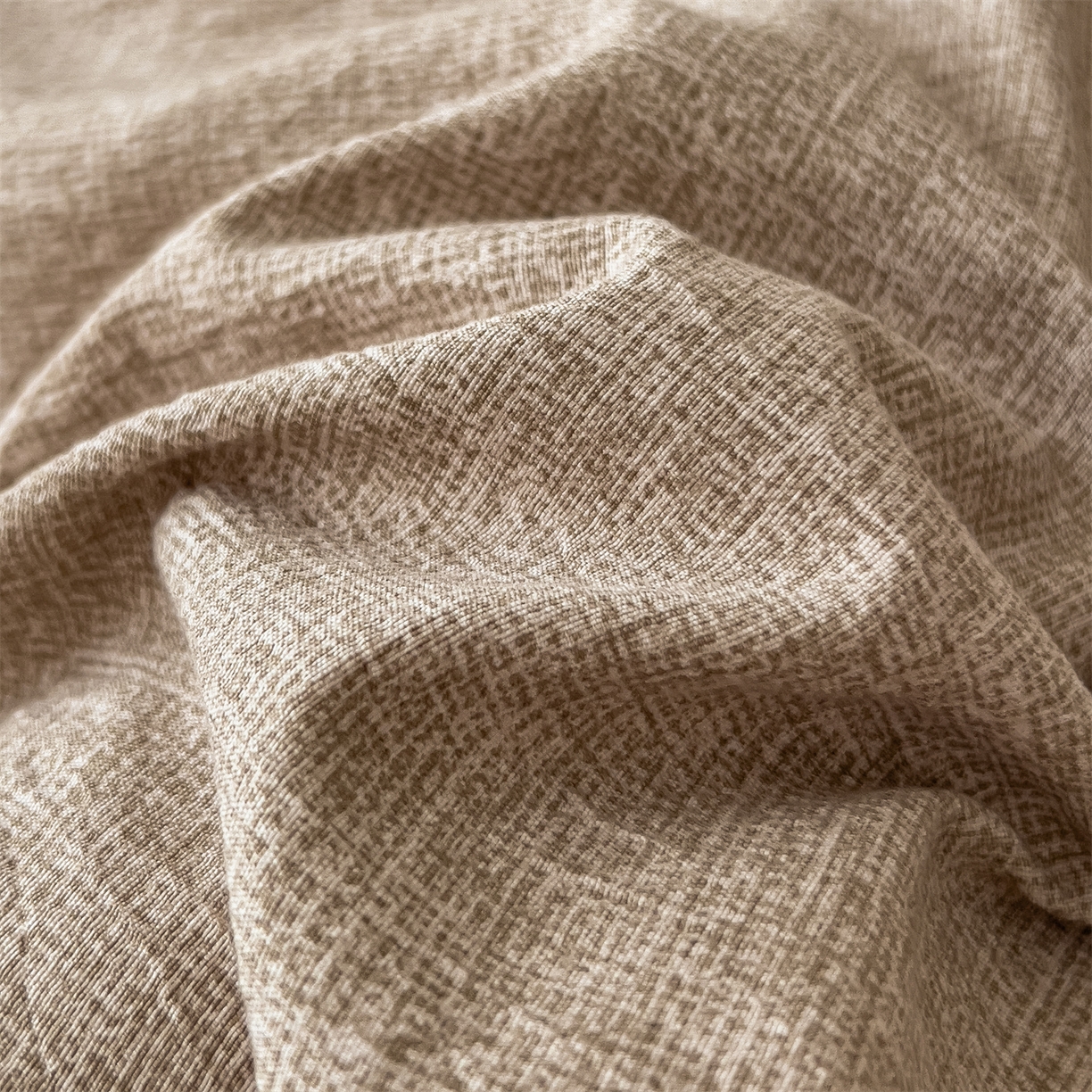 91家纺网 家纺一手货源 找家纺 宝士康家纺 2025新品10A抗菌素麻棉花春秋被/冬被/被芯/跨境外贸 素麻-墨染咖