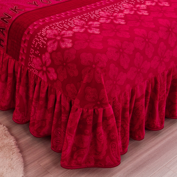 91家纺网 家纺一手货源 找家纺 2025新款加厚直播爆款牛奶绒被套金貂法莱绒单品被套浪漫主义