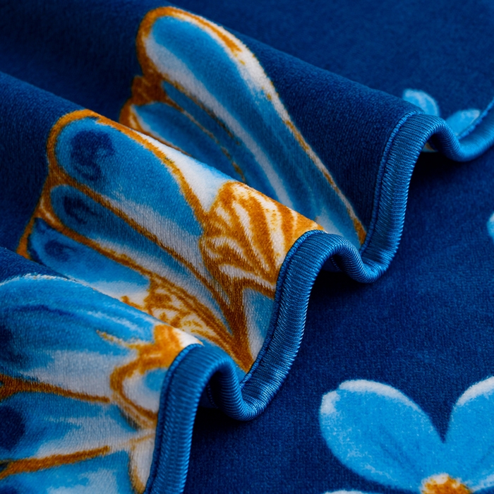 91家纺网 家纺一手货源 找家纺 2025新款加厚直播爆款牛奶绒被套金貂法莱绒单品被套梦蝶