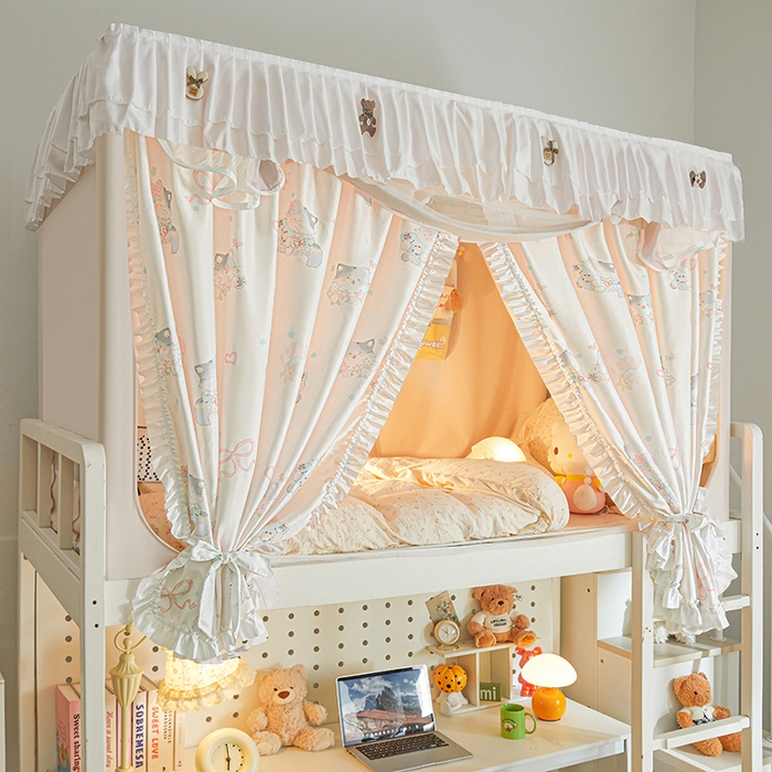 91家纺网 家纺一手货源 找家纺 （总）梦之宝 2025年新款小碎花学生蚊帐