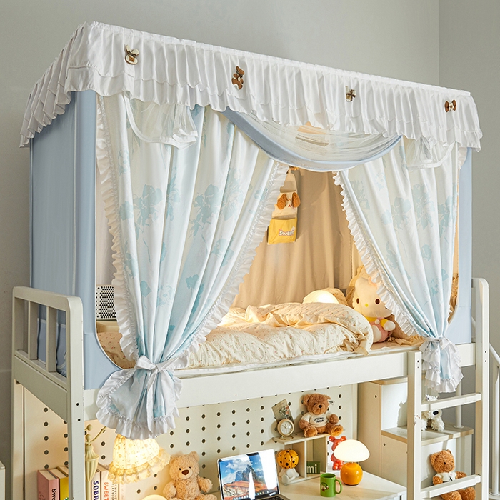 91家纺网 家纺一手货源 找家纺 （总）梦之宝 2025年新款小碎花学生蚊帐