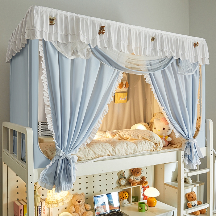 91家纺网 家纺一手货源 找家纺 （总）梦之宝 2025年新款小碎花学生蚊帐