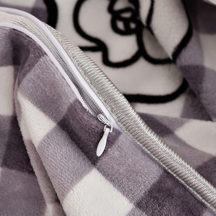 91家纺网 家纺一手货源 找家纺 2025新款加厚直播爆款牛奶绒被套金貂法莱绒单品被套小香格