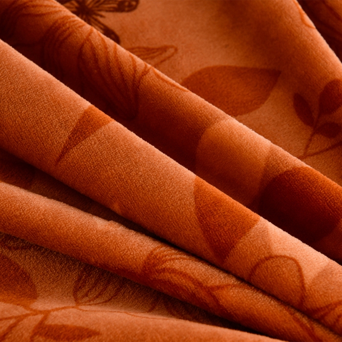 91家纺网 家纺一手货源 找家纺 2025新款加厚直播爆款牛奶绒被套金貂法莱绒单品被套枝繁叶茂