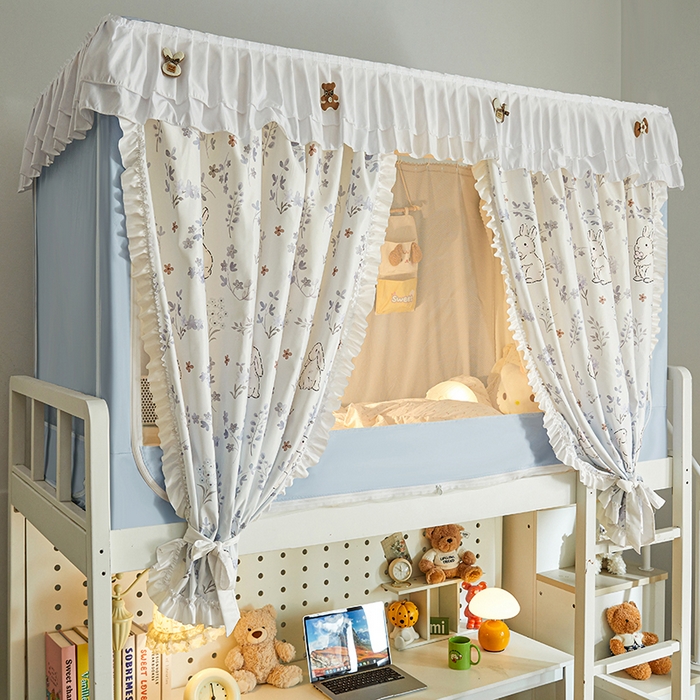 91家纺网 家纺一手货源 找家纺 （总）梦之宝 2025年新款小碎花学生蚊帐