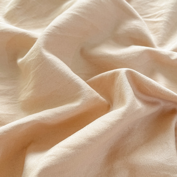 91家纺网 家纺一手货源 找家纺 韩秀家纺 2025新款水洗棉毛巾绣云朵棉四件套 心相印奶茶