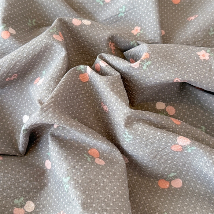 91家纺网 家纺一手货源 找家纺 艾特你 2025新款云感皱皱双层纱黑色包边四件套 黑边-春樱